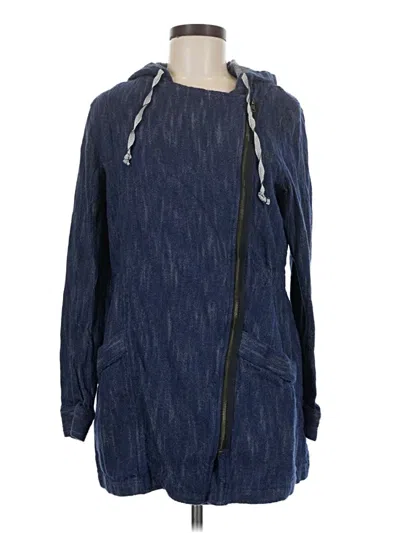 Pre-owned Cabi Raincoat In Blue