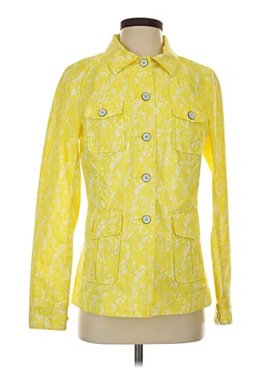 Pre-owned Cabi Raincoat In Yellow