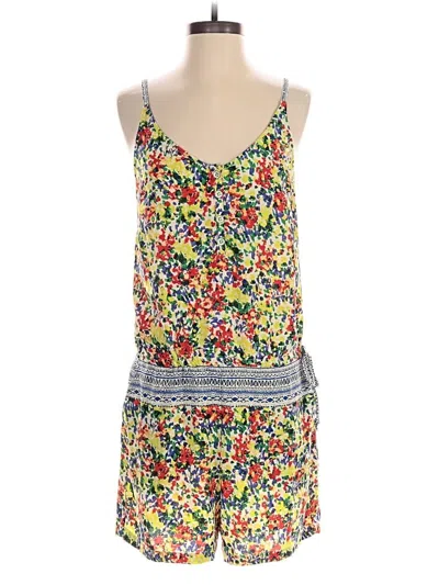 Pre-owned Cabi Romper In Yellow