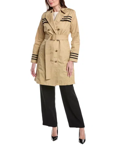 Cabi Runway Trench Coat In Brown