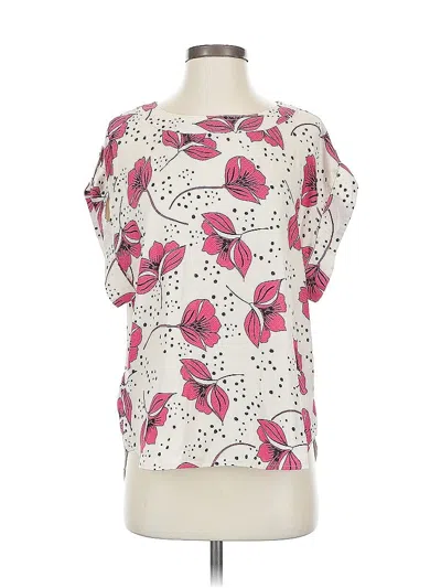 Pre-owned Cabi Short Sleeve Blouse In Pink