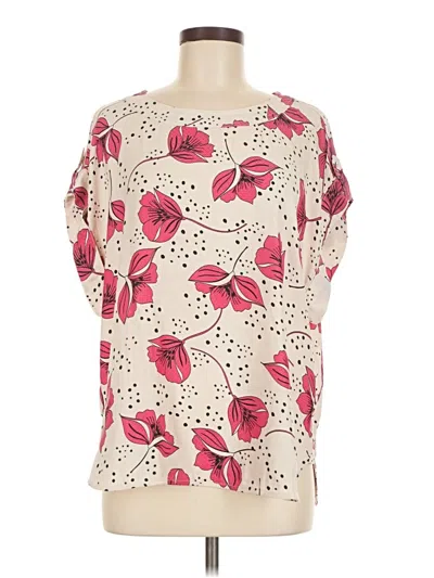 Pre-owned Cabi Short Sleeve Blouse In Pink