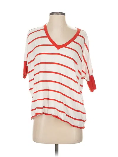 Pre-owned Cabi Short Sleeve T-shirt In Red