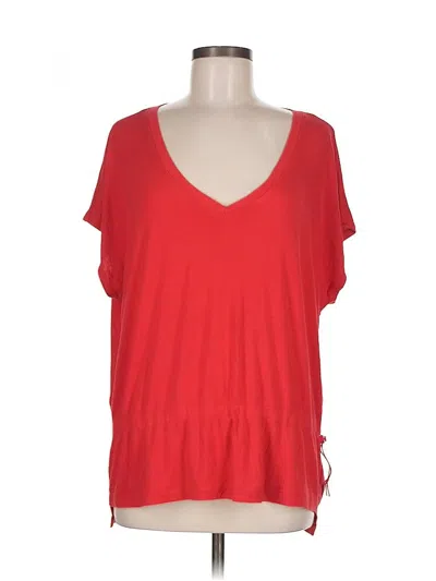 Pre-owned Cabi Short Sleeve T-shirt In Red