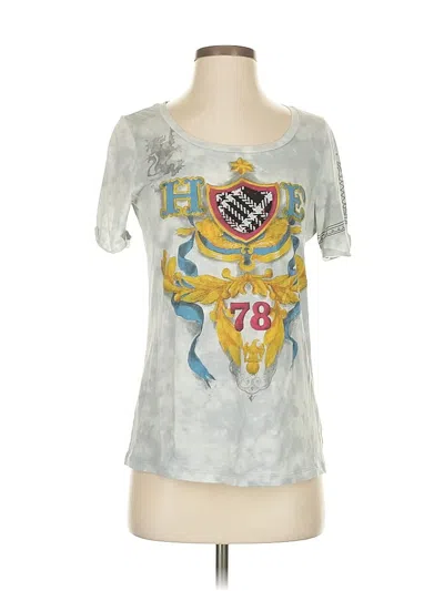 Pre-owned Cabi Short Sleeve T-shirt In Silver