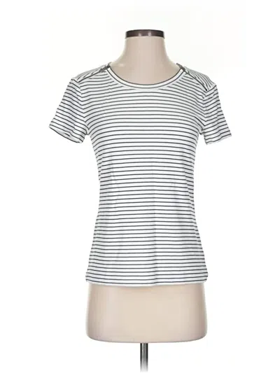 Pre-owned Cabi Short Sleeve T-shirt In Silver