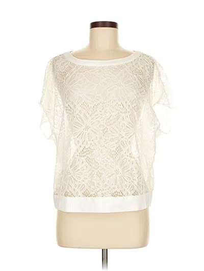 Pre-owned Cabi Short Sleeve T-shirt In White