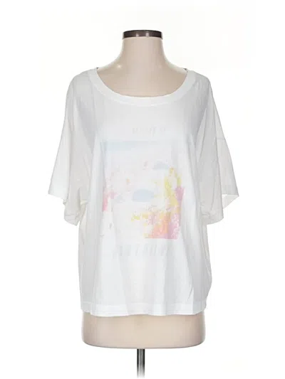 Pre-owned Cabi Short Sleeve T-shirt In White
