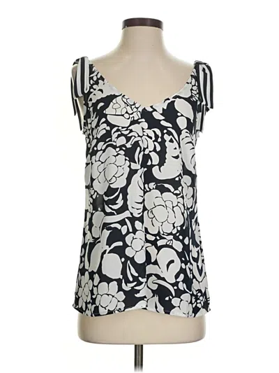 Pre-owned Cabi Short Sleeve Top Black Sweetheart Neckline Tops