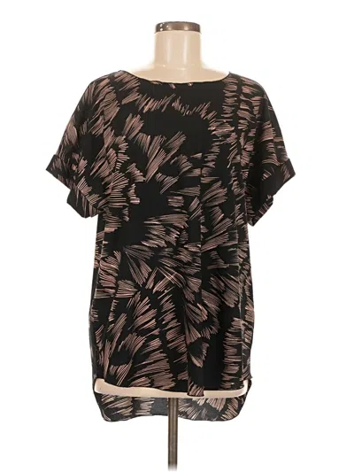 Pre-owned Cabi Short Sleeve T-shirt In Brown
