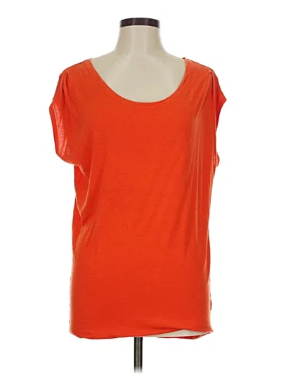 Pre-owned Cabi Short Sleeve T-shirt In Orange