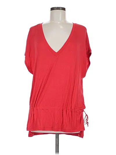 Pre-owned Cabi Short Sleeve T-shirt In Red