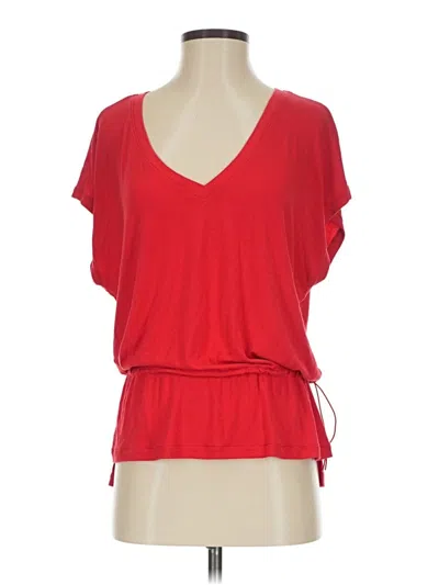 Pre-owned Cabi Short Sleeve T-shirt In Red