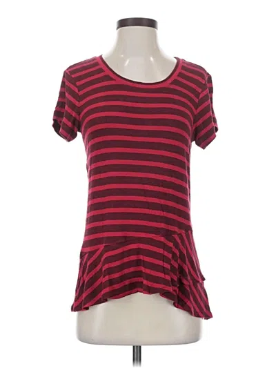 Pre-owned Cabi Short Sleeve T-shirt In Red