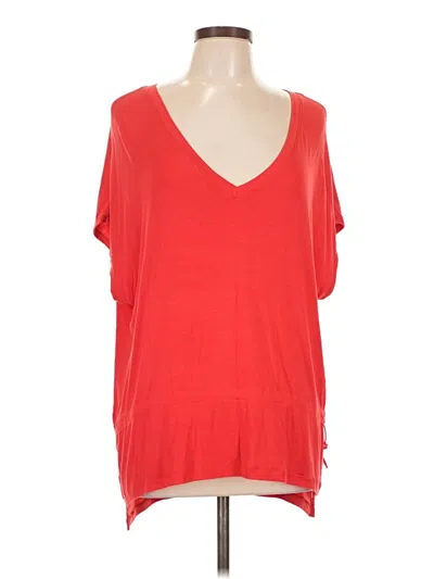 Pre-owned Cabi Short Sleeve T-shirt In Red