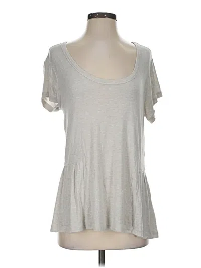 Pre-owned Cabi Short Sleeve T-shirt In Silver