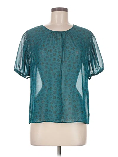 Pre-owned Cabi Short Sleeve T-shirt In Teal