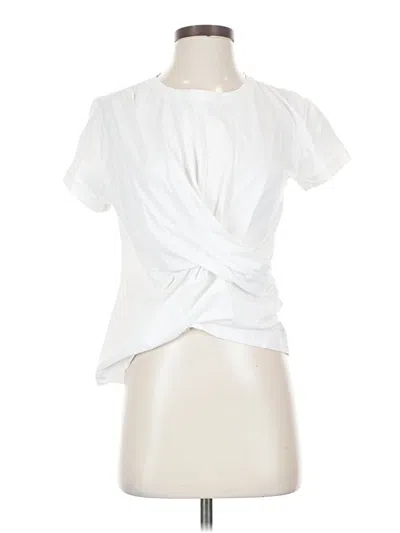 Pre-owned Cabi Short Sleeve T-shirt In White