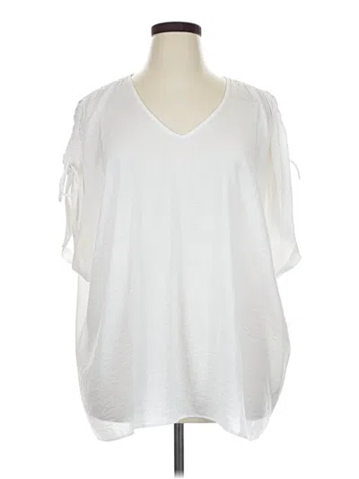 Pre-owned Cabi Short Sleeve T-shirt In White