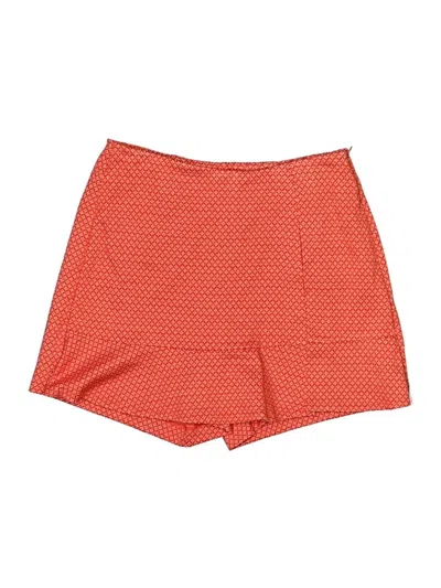 Pre-owned Cabi Skort In Orange