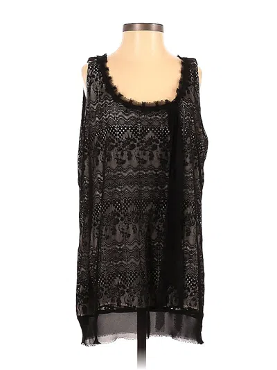 Pre-owned Cabi Sleeveless Blouse In Black