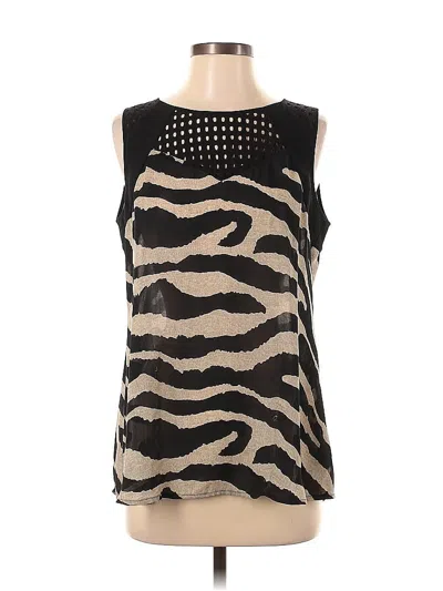 Pre-owned Cabi Sleeveless Blouse In Black