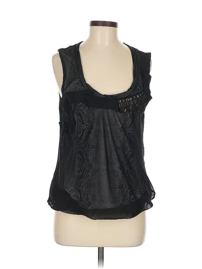 Pre-owned Cabi Sleeveless Blouse In Black