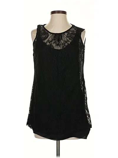 Pre-owned Cabi Sleeveless Blouse In Black