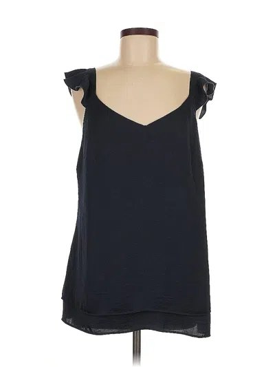 Pre-owned Cabi Sleeveless Blouse In Black