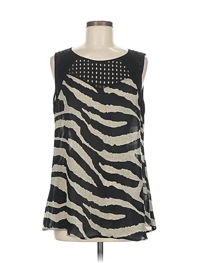 Pre-owned Cabi Sleeveless Blouse In Black