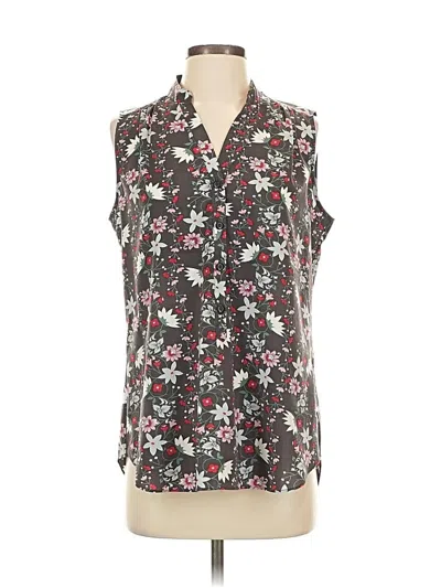 Pre-owned Cabi Sleeveless Blouse In Black