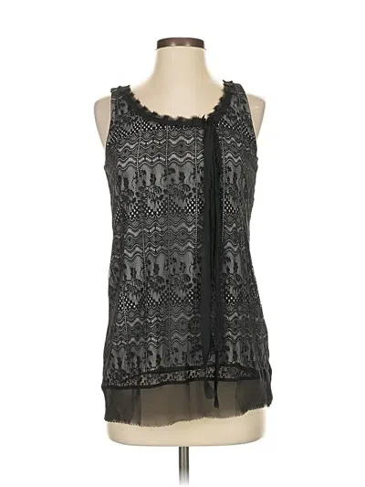 Pre-owned Cabi Sleeveless Blouse In Black