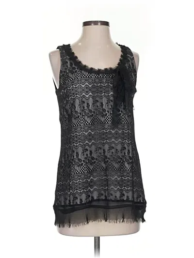Pre-owned Cabi Sleeveless Blouse In Black