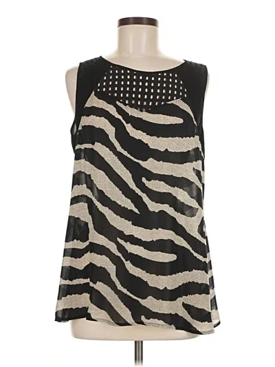 Pre-owned Cabi Sleeveless Blouse In Black