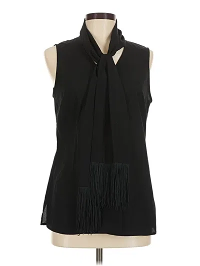 Pre-owned Cabi Sleeveless Blouse In Black