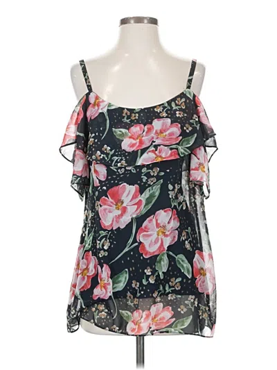 Pre-owned Cabi Sleeveless Blouse In Black