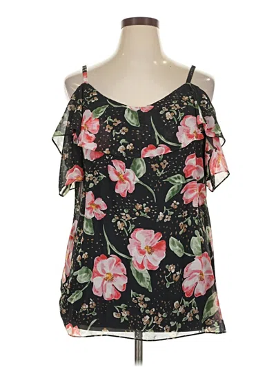 Pre-owned Cabi Sleeveless Blouse In Black