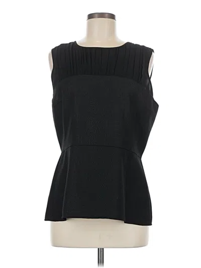 Pre-owned Cabi Sleeveless Blouse In Black