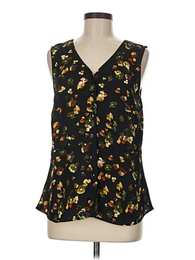 Pre-owned Cabi Sleeveless Blouse In Black