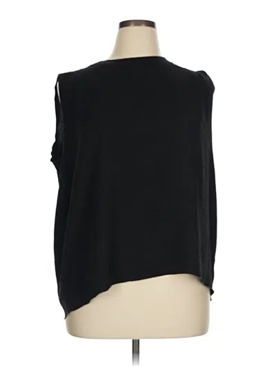Pre-owned Cabi Sleeveless Blouse In Black