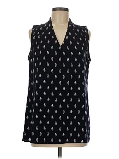 Pre-owned Cabi Sleeveless Blouse In Black