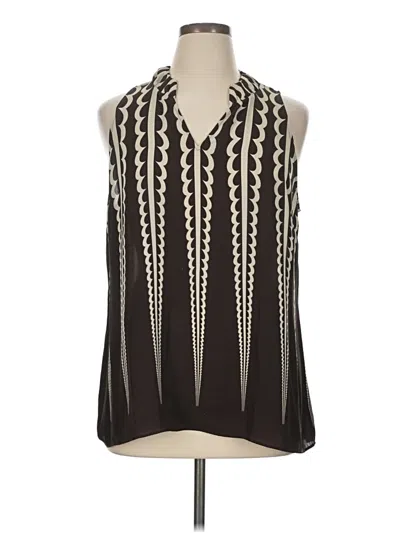 Pre-owned Cabi Sleeveless Blouse In Black