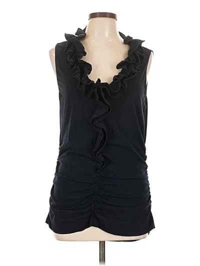 Pre-owned Cabi Sleeveless Blouse In Black