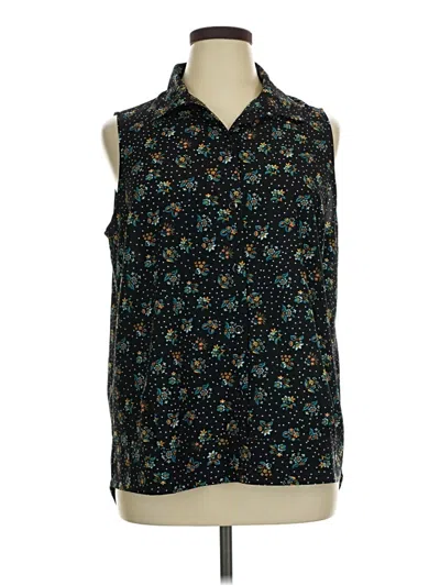 Pre-owned Cabi Sleeveless Blouse In Black