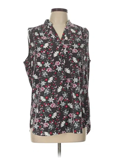 Pre-owned Cabi Sleeveless Blouse In Black