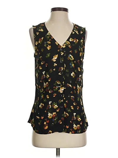 Pre-owned Cabi Sleeveless Blouse In Black