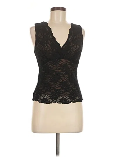 Pre-owned Cabi Sleeveless Blouse In Black