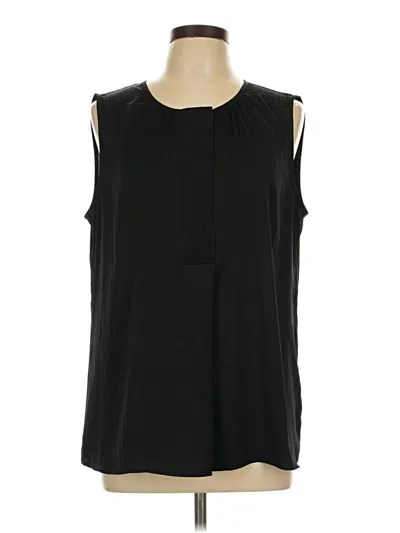 Pre-owned Cabi Sleeveless Blouse In Black