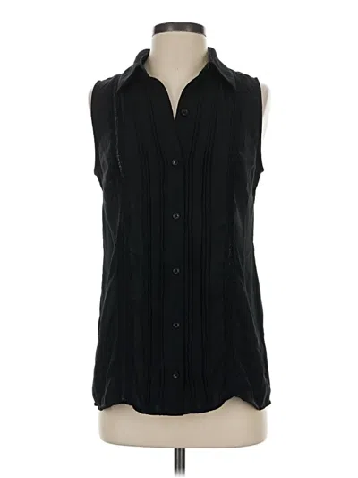 Pre-owned Cabi Sleeveless Blouse In Black