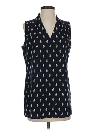 Pre-owned Cabi Sleeveless Blouse In Black